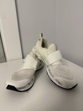 TIEM Women's Cycling Shoes Size 6 White Marble SPD Compatible